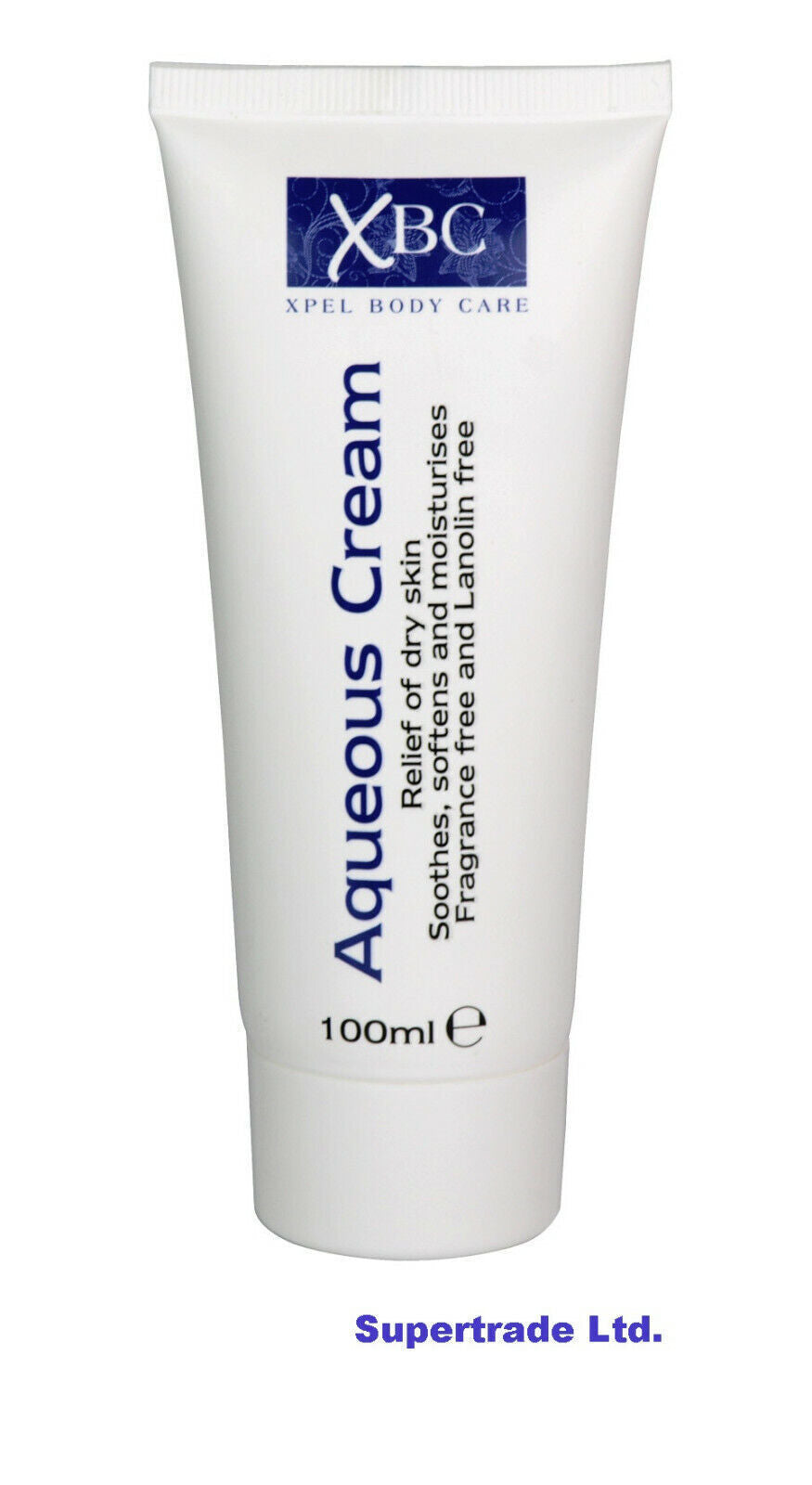 XBC Aqueous Cream Relief Of Dry Skin Soothes Softens Moisturises Cream 100ml