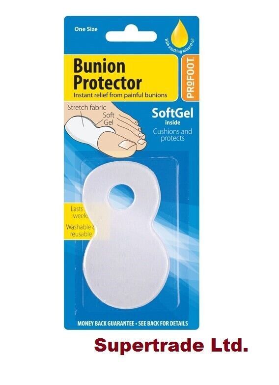 ProFoot Softgel Bunion Protector Cushion Prevent Rubbing Washable Reusable 1size