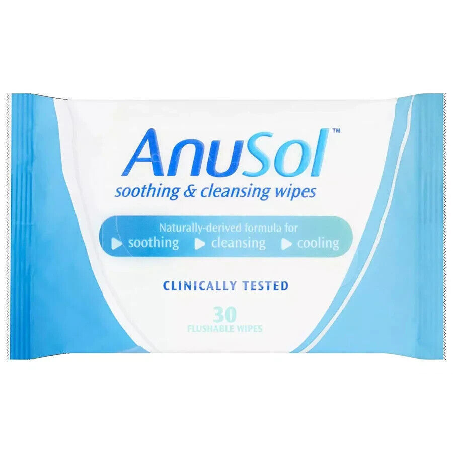 Anusol Soothing & Cleansing Wipes,30 Count (Pack of 3 )