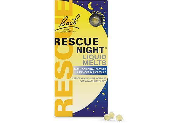 Nelson Bach Rescue Remedy Night Liquid Melts All Natural Flower -28 Capsules X 2