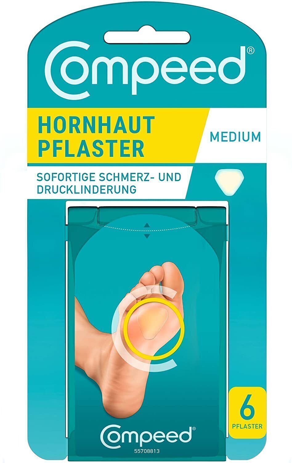 Compeed Callus Removal Plaster Strips For Under Foot Rubbing Protection