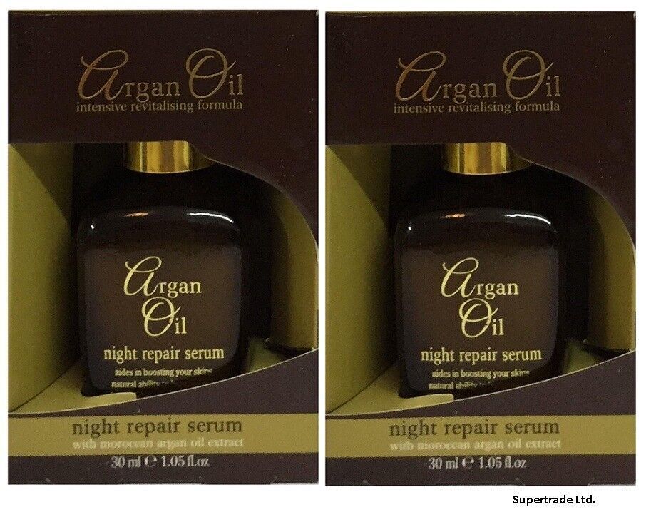 XPEL Argan Oil Night Repair Serum with Moroccan and Argon Oil Extract 30ml X 2