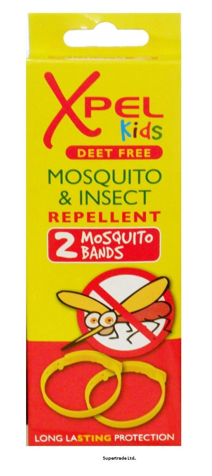 XPEL Kids Mosquito & Insect Bug Repellent Wrist Bands Protection Bracelet