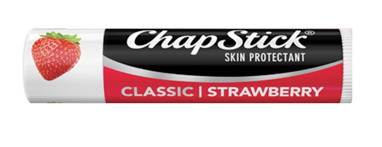 Lip Balm ChapStick Protector & Moisturiser Nourishes Strawberry Everyday Use X 6