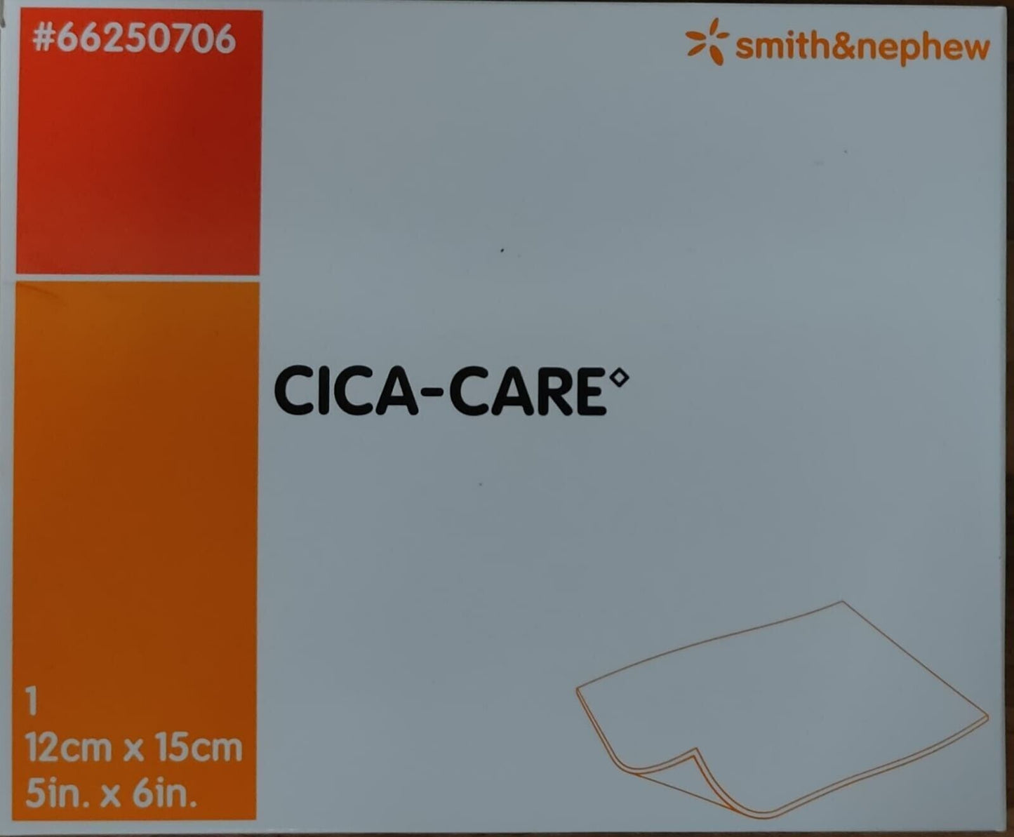 Cica-Care Silicone Gel Sheet 12x15cm Improves Appearance of Scars Keloids
