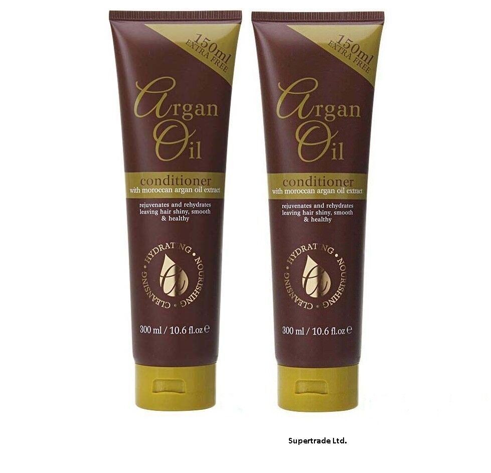 Argan Oil Conditioner Moroccan Argan Oil Extract Smooth & Shiny Hair - 300ml X 2