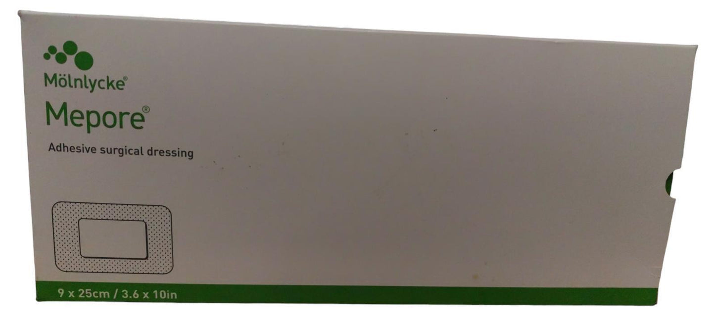 Mepore Dressings Self Adhesive Sterile Cuts Wounds First Aid Plasters 9 X 25 Cm