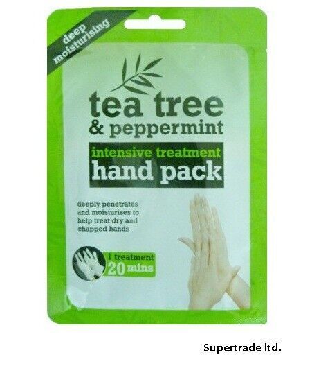 Tea Tree & Peppermint Deep Moisturising Hand Pack To Repair Dry & Chopped Hand