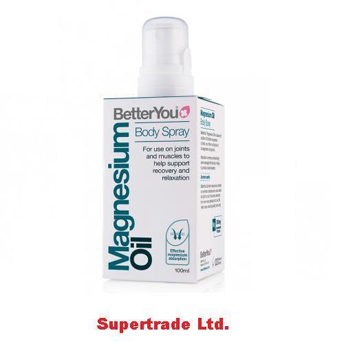 BetterYou Magnesium Oil Original Body Spray Joint Muscle Recovery Relax - 100ml