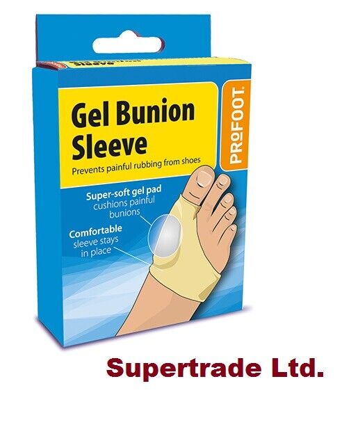 Profoot Soft Gel Bunion Sleeve Soft Cushions Pad Prevent Rubbing From Shoes