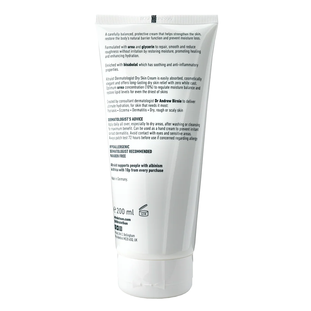 Altruist Dry Skin Repair Cream 10% UREA Dermatologist - 200ml
