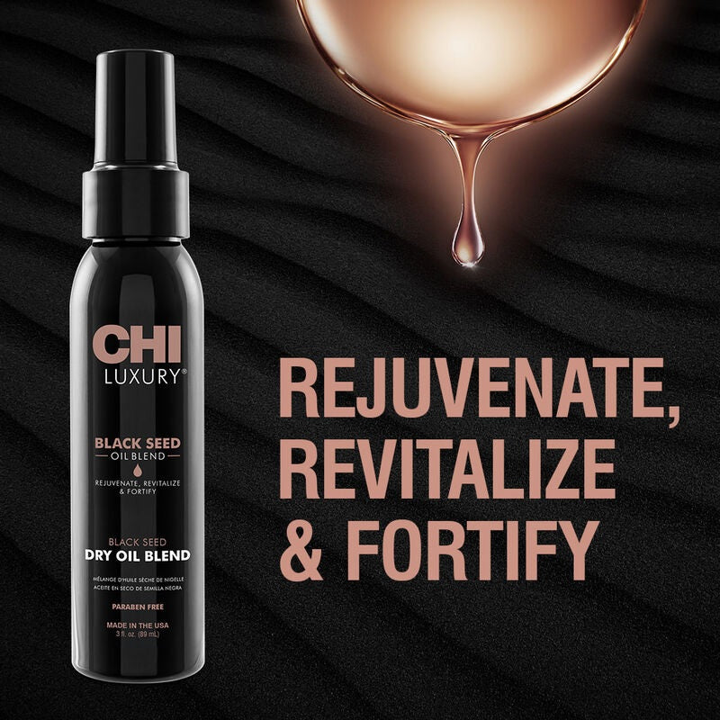 Chi Luxury Black Seed Dry Hair Oil Blend - 3 Ounces - 89ml