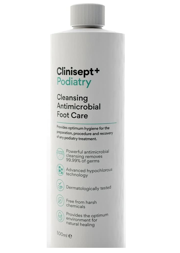 Clinisept+ Podiatry Cleansing Antimicrobial Foot Care - 500ml