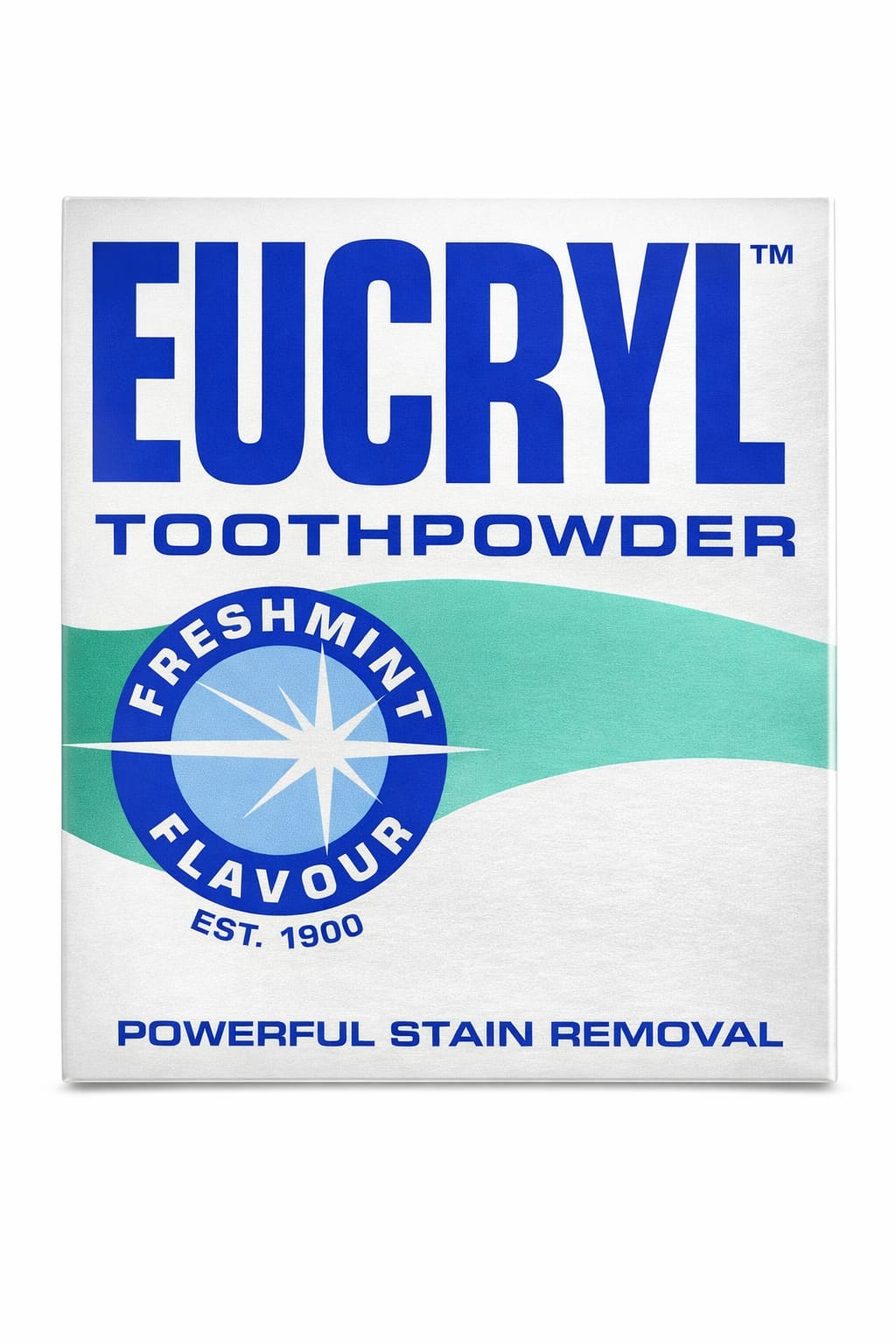 Eucryl Freshmint Flavour Toothpowder Smokers Powerful Stain Removal - 50g X 3