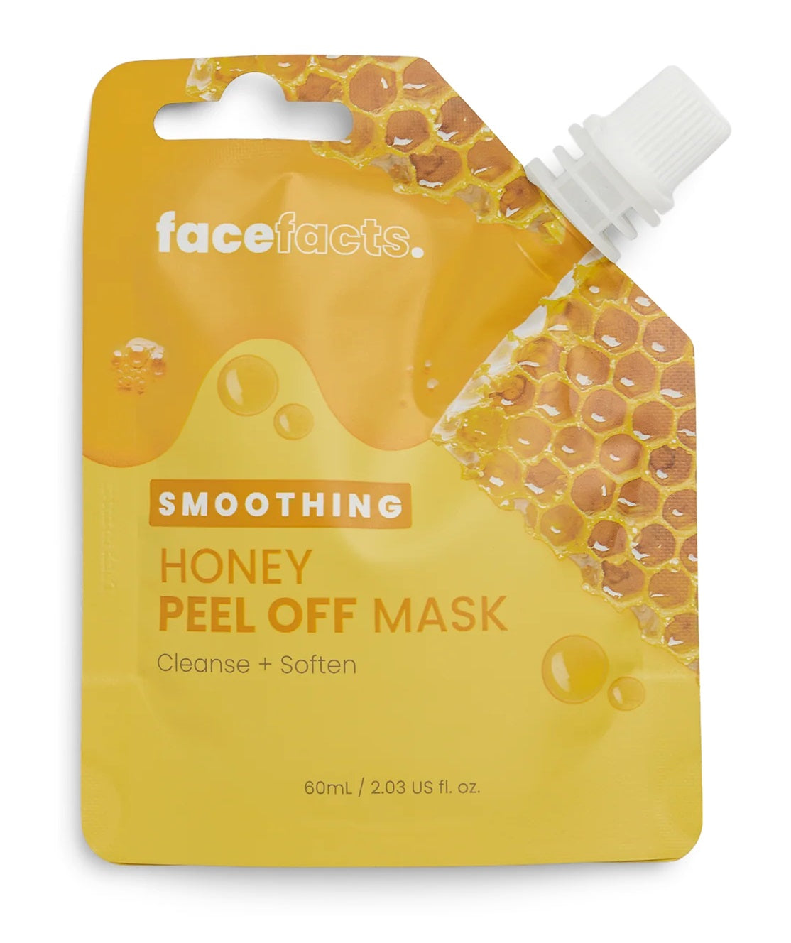 Face Facts Smoothing Honey Peel Off Mask | Cleanses + Soften - 60ml