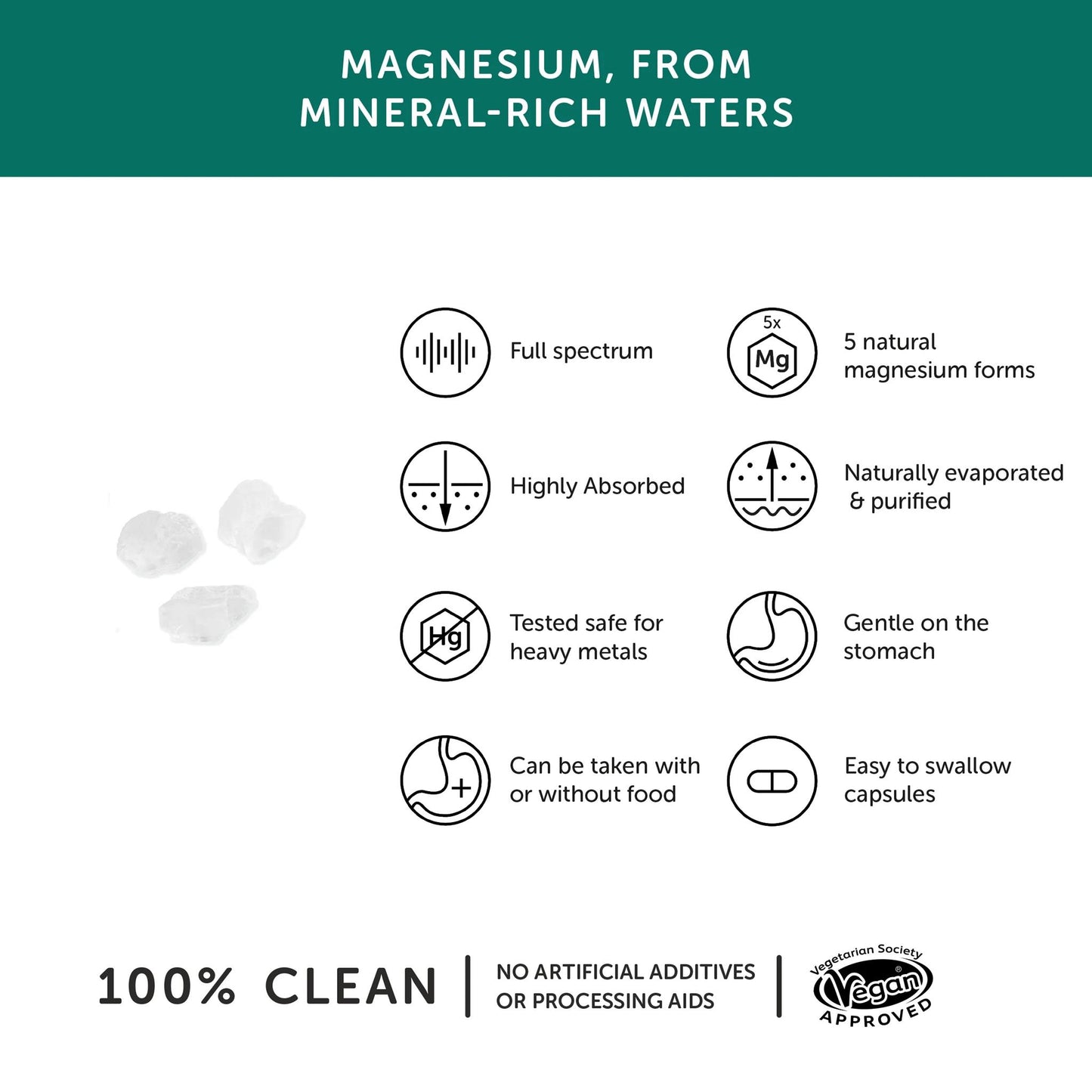 Together Health Marine Magnesium From Mineral Rich Water Vegan - 30 Capsules