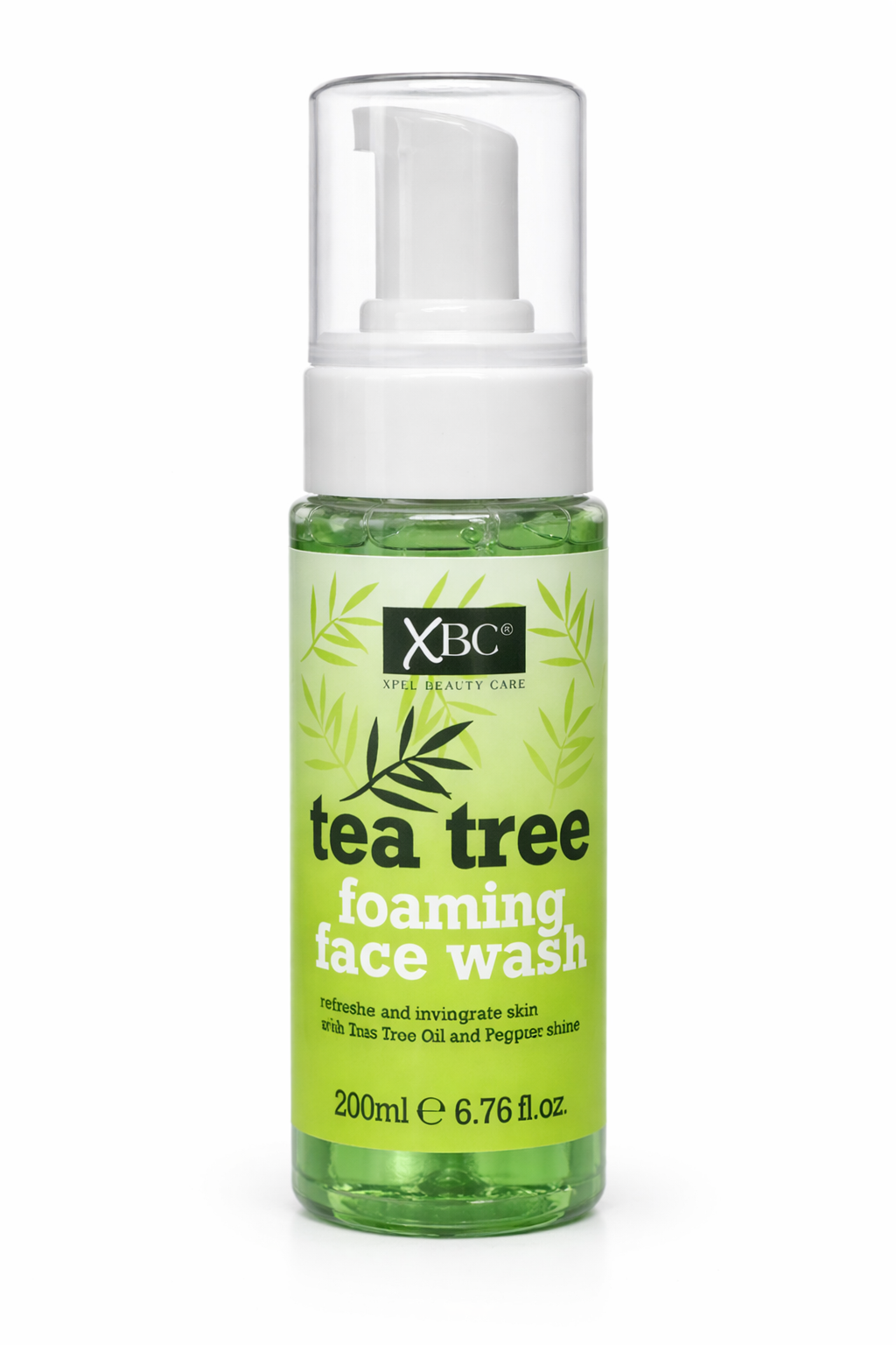 Xpel XBC Tea Tree Foaming Face Wash Peppermint Clean Refreshes Skin - 200ml X 3