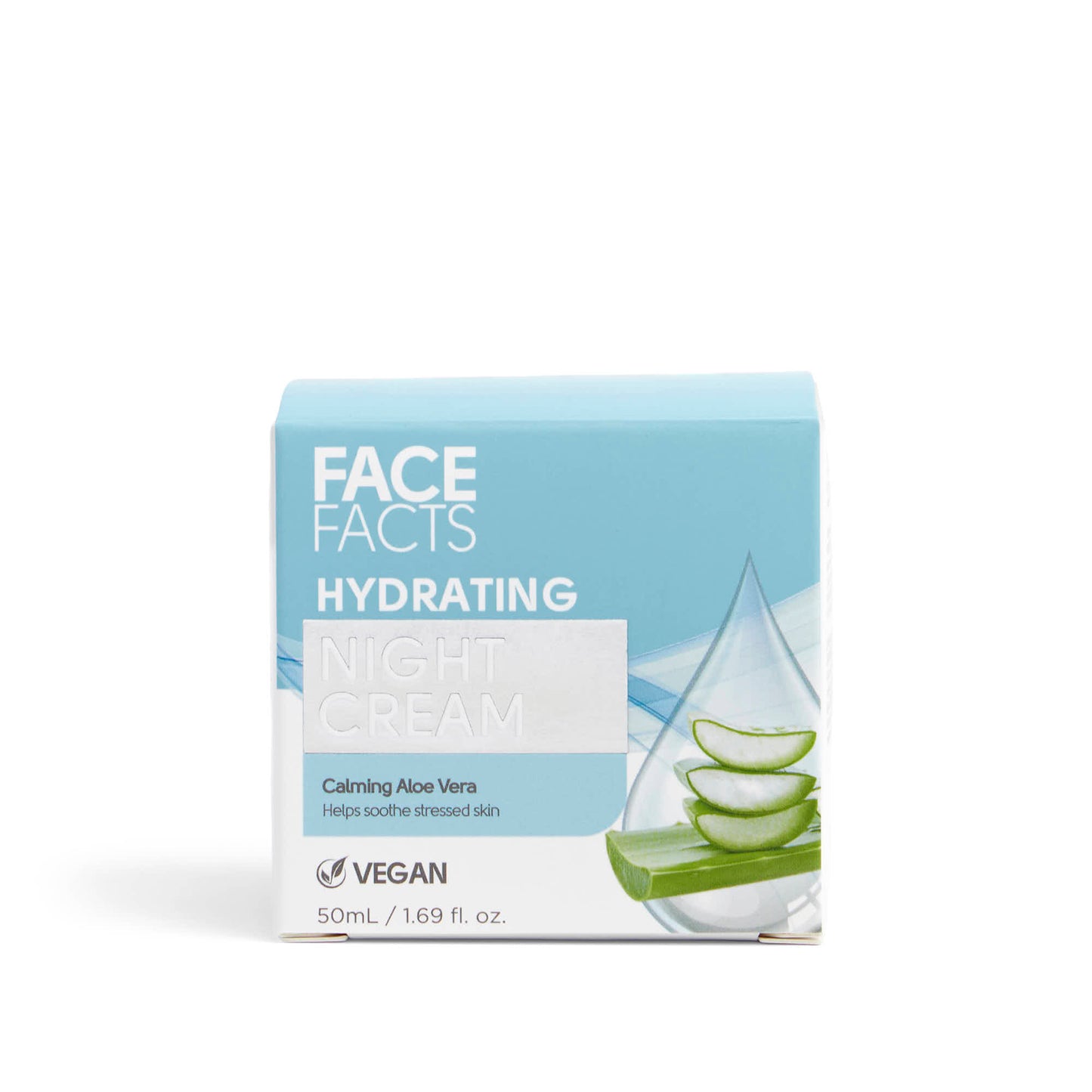 Face Facts Hydrating Day Cream & Night Cream Calming Aloe Vera Vegan - 50ml