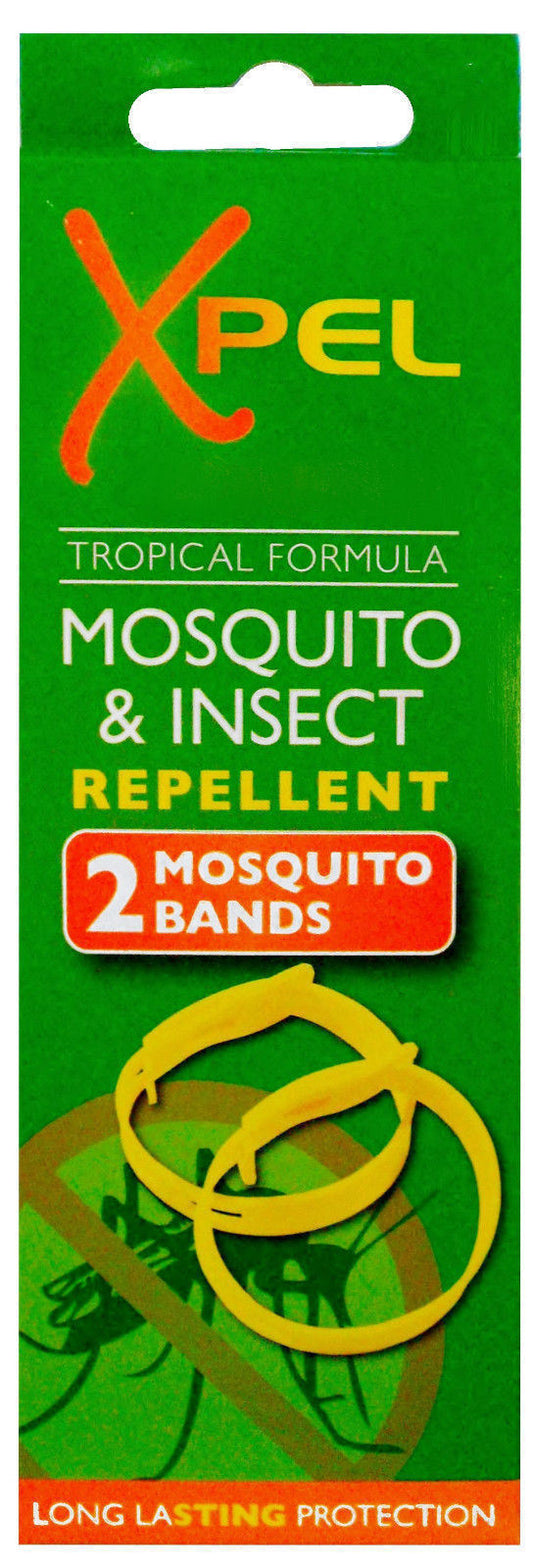 XPEL Tropical Formula Mosquito & Insect Repellent 2 Mosquito Bands