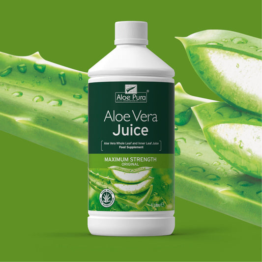 Aloe Pura Aloe Vera Juice Maximum Max Strength Balanced Formulation - 1Litre