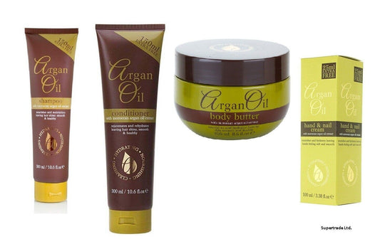 Moroccan Argan Oil Shampoo  Conditioner Body Butter And Hand & Nail Cream