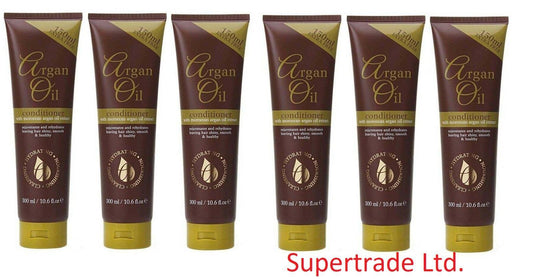 Argan Oil Conditioner Moroccan Argan Oil Extract Smooth & Shiny Hair - 300ml X 6