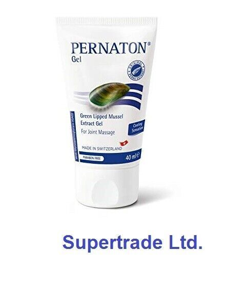 Pernaton Green Lipped Mussel Extract Gel for Joint Massage & Pain Relief 40ml