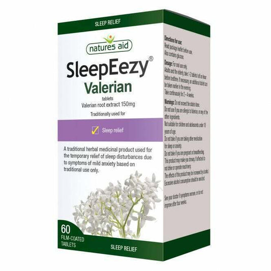 Natures Aid SleepEezy Valerian 150mg Sleep Relief - 60 Tablets