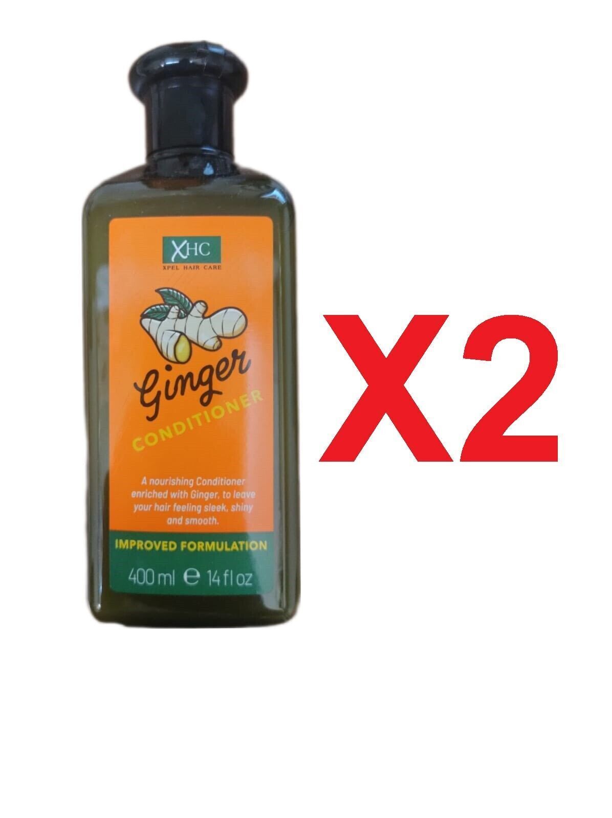 XHC Ginger Conditioner 400ml  - 2 Pack