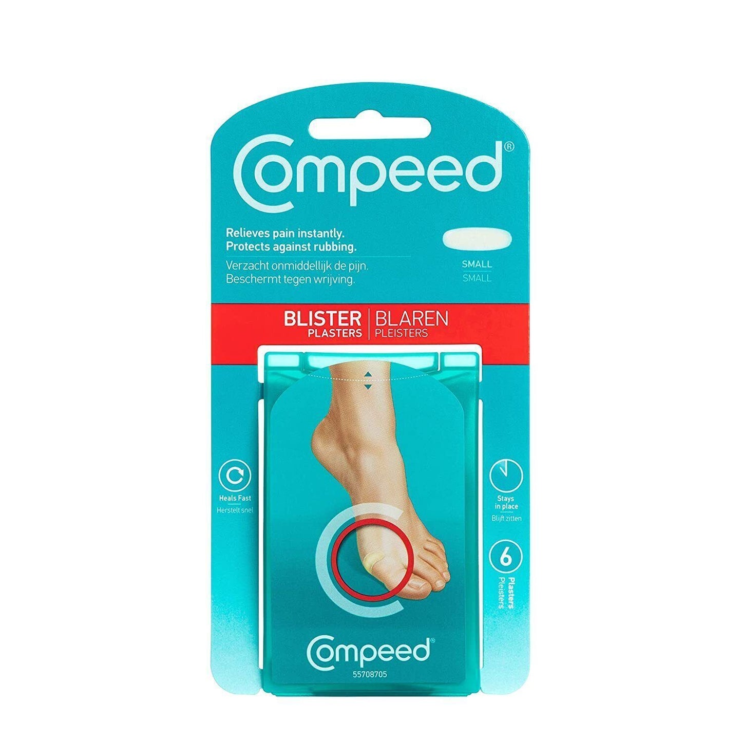 2 X Compeed Blister Relief Small Instant pain relief heal fast X6 plasters