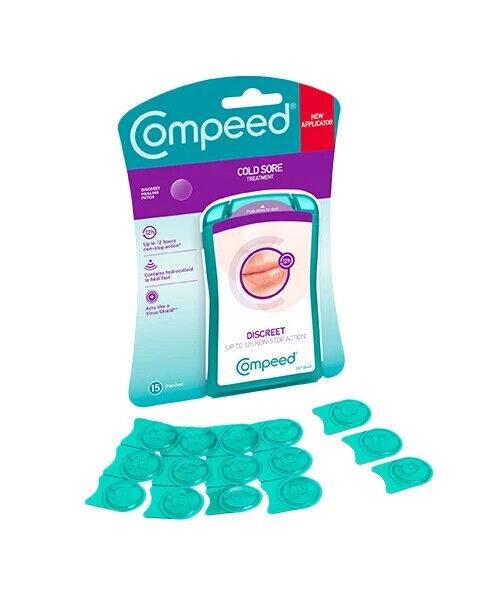 COMPEED Cold Sore Treatment Discreet Healing Patch - 15 Patches X 3