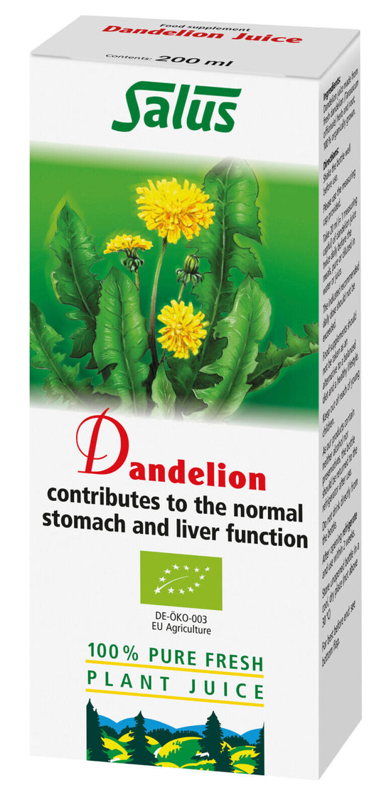 Salus Dandelion 100% Pure Fresh Plant Juice - 200ml