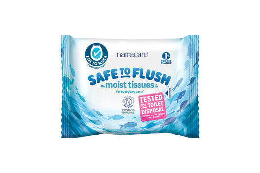 Natracare Safe to Flush Moist Tissues - 30 per pack Multiple Choice