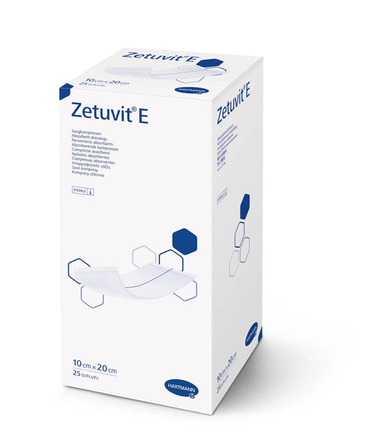 Zetuvit E Sterile Absorbent Dressing Pads First Aid / Wound Care 10 X 20cm