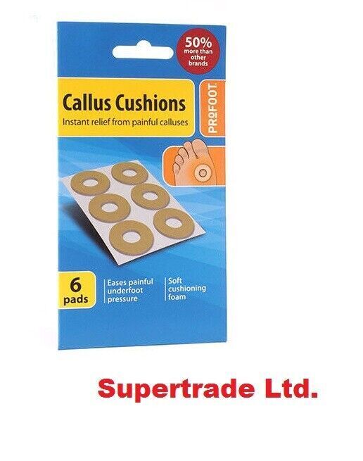 Profoot Callus Cushions Instant Relief From Painful Calluses 6 Pads