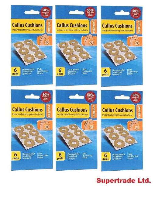 Profoot Callus Cushions 6 Pads | Instant Relief From Painful Calluses X 6 Packs