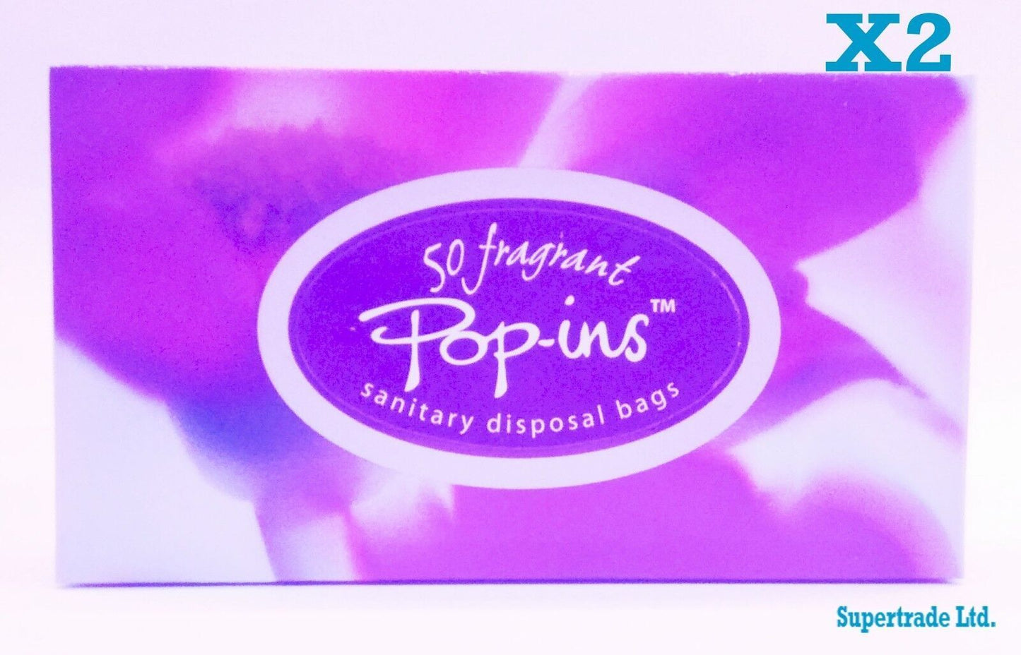 Pop-ins Robinson POP INS Popins Fragrant Sanitary Disposal 50 Bags Per Pack X 2