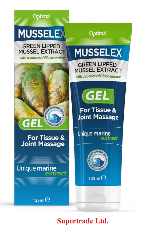 Musselex Gel For Tissue & Joint Massage With Glucosamine Musselflex - 125ml