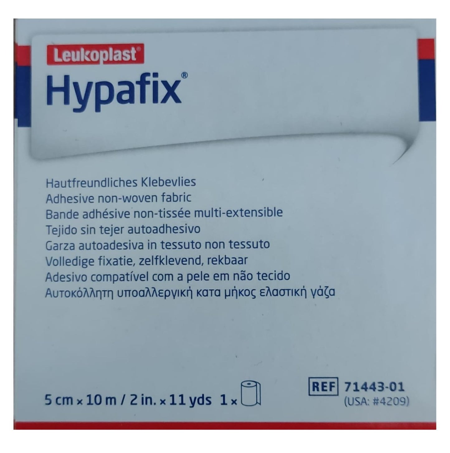 Hypafix Self Adhesive Dressing Retention Tape 5cm x 10m X 2 Rolls