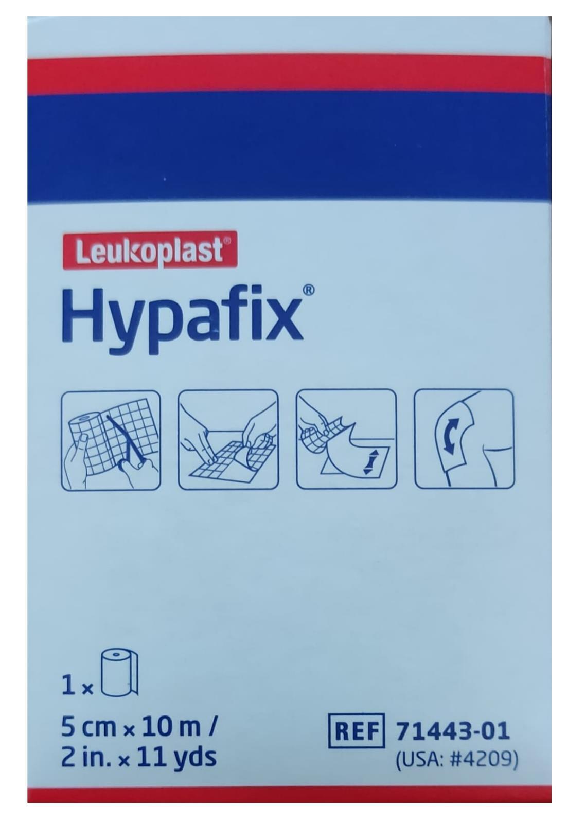 Hypafix Self Adhesive Dressing Retention Tape 5cm x 10m X 2 Rolls