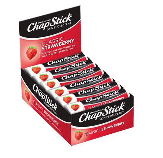 Lip Balm ChapStick Protector & Moisturiser Nourishes Strawberry Everyday Use X 6