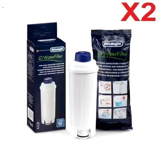 Coffee Machine Water Filter for DeLonghi DLSC002 X 2 Packs