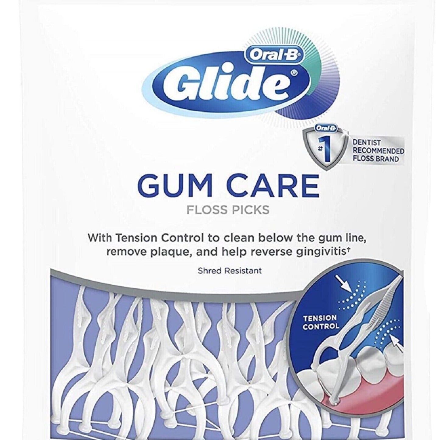 ORAL-B Glide Floss Picks 30, Gum Care Clinical Protection