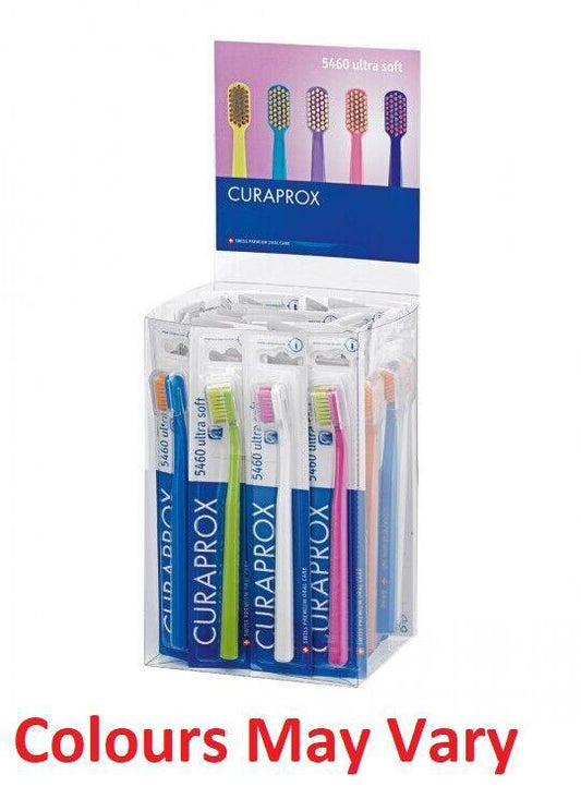 Curaprox Toothbrush Ultra Soft For Adults With 5460 , Pack Of 2 , Assorted Color