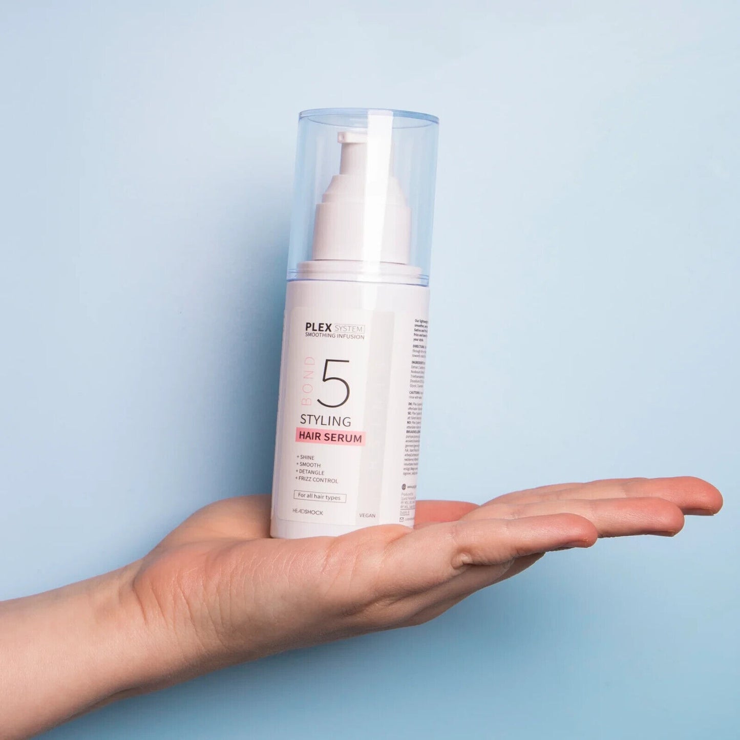 Headshock PLEX System Bond 5 Smoothing Infusion Styling Shine HairSerum 90ml X 3