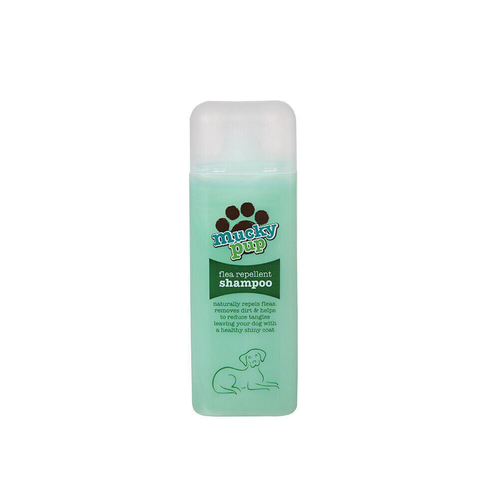 Mucky Pup Flea Repellent Dog Shampoo Naturally Repels Fleas - 475ml X 2