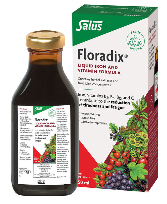 Floradix Liquid Iron and Vitamin Formula Food Supplement - 500ml