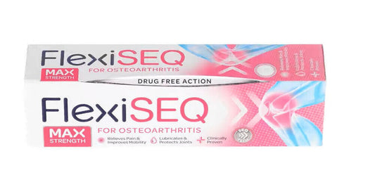 FlexiSEQ Max Strength For Osteoarthritis Joint Pain Relief Gel - 50g X 6
