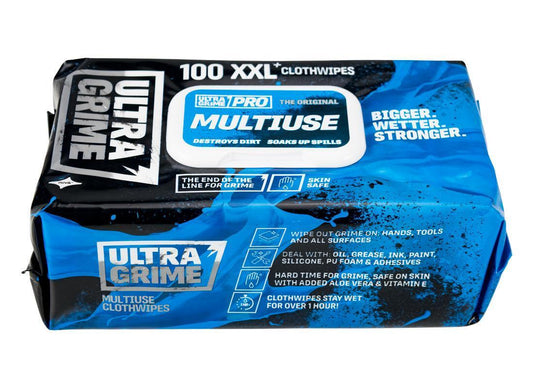 UltraGrime PRO XXL+ Multiuse Clothwipes 100pack X 3
