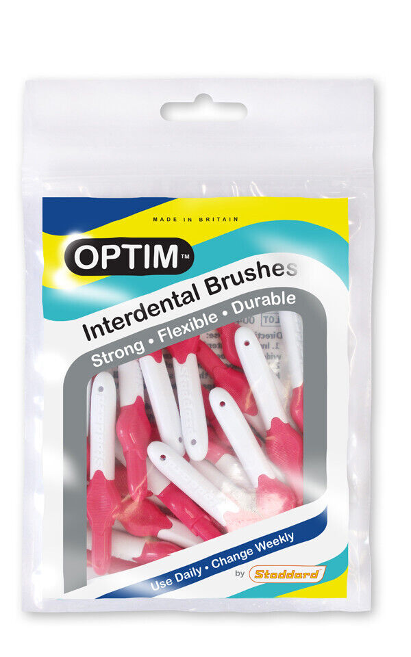Stoddard Icon Optim standard Interdental Brush 25 Brushes Pack - All Sizes